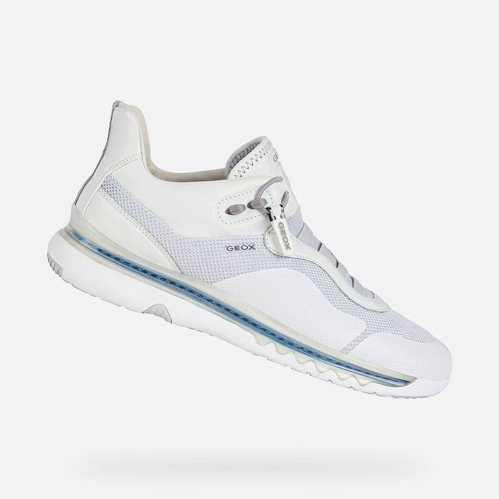 Tenis Geox Homem Branco - Levita - SKBOY2075